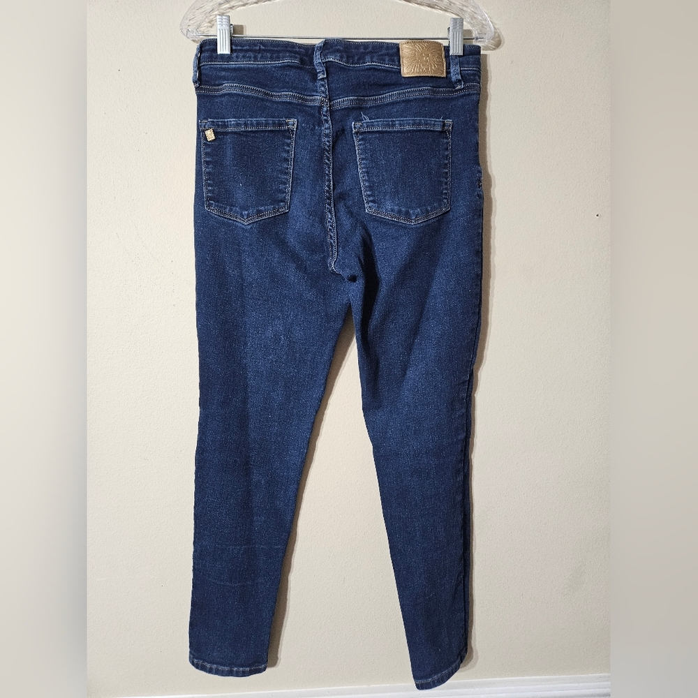 Anne Klein Mid Rise Skinny Denim Jeans Size 8 - Picture 2 of 7